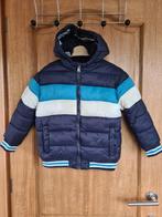 Blauwe winterjas 6 jaar cm 120 met capuchon, Gebruikt, Ophalen of Verzenden, Jongen, Jas