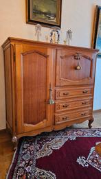 Meubel barkast  in Louis xv stijl, eiken vintage., Antiek en Kunst, Ophalen