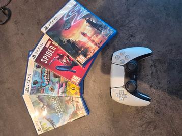 Ps5 controller + games, Enlèvement, Comme neuf