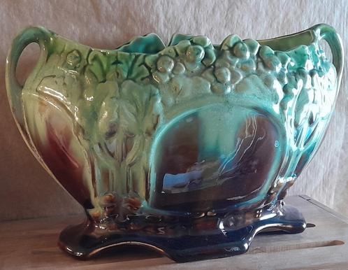 Art nouveau Thulin jardiniere / cachepot, Antiek en Kunst, Antiek | Keramiek en Aardewerk, Ophalen of Verzenden