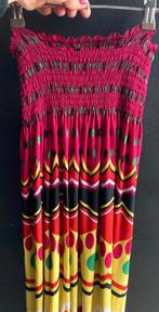 Felgekleurde bandeau jurk small/36, Kleding | Dames, ANDERE, Ophalen of Verzenden, Onder de knie, Zo goed als nieuw