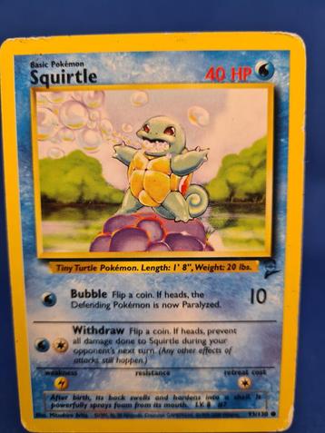 Squirtle 93/130 - Base Set 2 beschikbaar voor biedingen