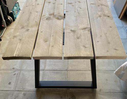 terrastafel eettafel in steigerhout, Huis en Inrichting, Tafels | Eettafels, Ophalen