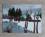 Acryl schilderijen op doek of op houten plaat., Antiek en Kunst, Kunst | Schilderijen | Modern, Ophalen of Verzenden