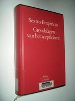 Sextus Empiricus - Grondslagen van het scepticisme - Ambo Kl, Livres, Philosophie, Enlèvement ou Envoi, Sextus Empiricus, Général