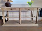 Eiken sidetable Charrell 1m65, Huis en Inrichting, Tafels | Sidetables, Ophalen, Eikenhout, 150 tot 200 cm, Rechthoekig