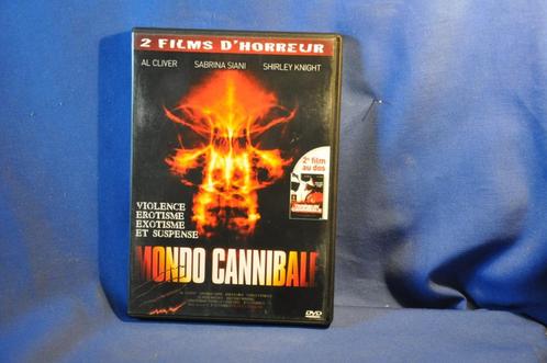 §  dvd double face "mondo cannibale et terreur cannibale (75, CD & DVD, DVD | Horreur, Utilisé, Vampires ou Zombies, À partir de 16 ans