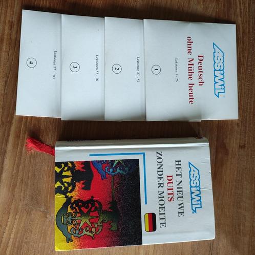 Assimil - het nieuwe Duits zonder moeite - boek & 4 cd's., Livres, Langue | Allemand, Utilisé, Enlèvement ou Envoi