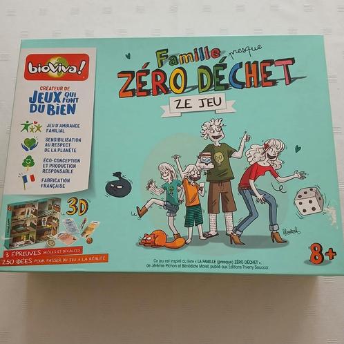 Famille Zéro déchet le jeu, 8+, Hobby en Vrije tijd, Gezelschapsspellen | Kaartspellen, Zo goed als nieuw, Drie of vier spelers