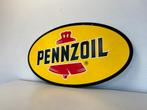 PENNZOIL oude reclame plaat, Ophalen of Verzenden, Gebruikt, Reclamebord