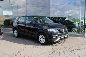 VOLKSWAGEN T CROSS-1.0TSI OPF-AC-FRONT/LANE ASS-PDC-MF STUUR, Auto's, Euro 6, Zwart, Bedrijf, SUV of Terreinwagen