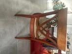 4 Art deco stoelen De Coene, Huis en Inrichting, Ophalen, Hout, Gebruikt, Bruin