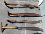 4 Franse paroirs of paalmessen, om hout mee te snijden, Antiek en Kunst, Antiek | Gereedschap en Instrumenten, Ophalen of Verzenden