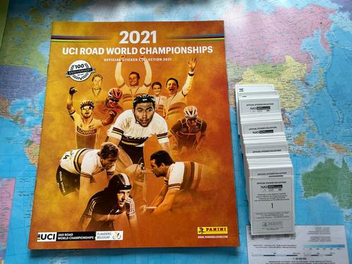 Panini ‘UCI road world championsships’ 2021, Hobby en Vrije tijd, Stickers en Plaatjes, Nieuw, Meerdere stickers, Ophalen of Verzenden