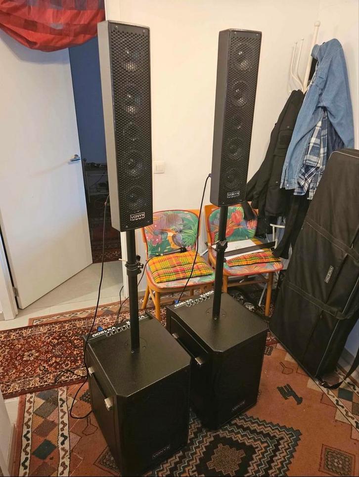 Luidsprekers / Speakers te huur – feest & huwelijk, Muziek en Instrumenten, Dj-sets en Draaitafels, Zo goed als nieuw, Dj-set