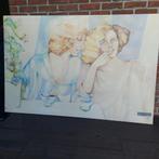 MIETJE BOONEN *HUILE SUR TOILE*GRAND* FILLES DE CHEZ CLAUDE*, Enlèvement