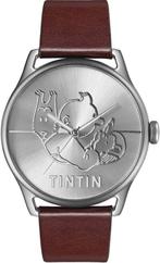 Horloge Ice-Watch Kuifje Sovjet Leer Bruin, Overige merken, Gebruikt, Ophalen of Verzenden, Zilver