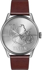 Horloge Ice-Watch Kuifje Sovjet Leer Bruin, Handtassen en Accessoires, Overige merken, Polshorloge, Ophalen of Verzenden, Zilver