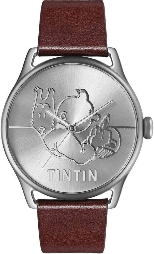 Montre Ice-Watch Tintin Soviet Cuir Brun, Bijoux, Sacs & Beauté, Montres | Hommes, Utilisé, Montre-bracelet, Autres marques, Argent