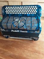 Accordeon Fratelli Crosio 5 korig, rechte bassen, Do 3, Muziek en Instrumenten, Ophalen of Verzenden, Zo goed als nieuw