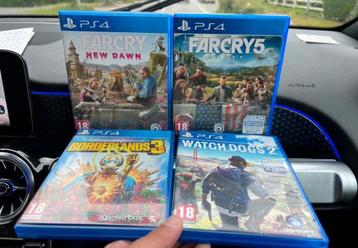 LOT DE 4 JEUX PLAYSTATION 4 - PS4