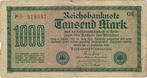 Bankbiljet Duitsland 1000 Mark 1922, Verzenden, Duitsland, Los biljet