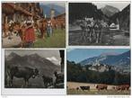 4 cartes postales de vaches utilisées, Collections, Cartes postales | Animaux, Affranchie, Autres, Envoi