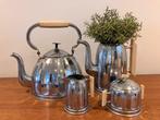 Prachtig Art Deco vintage theeservies en waterketel, Antiek en Kunst, Antiek | Servies compleet, Ophalen of Verzenden