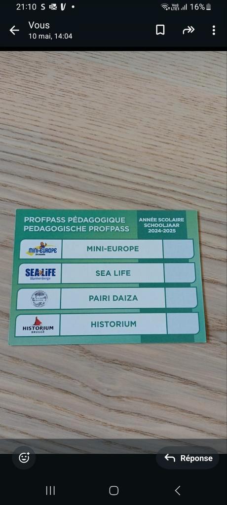 Pairi Daiza, Sealife, Mini-Europe, Historium., Tickets en Kaartjes, Overige Tickets en Kaartjes