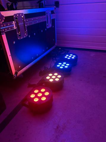 Set van 4 gloed nieuwe led parren beschikbaar voor biedingen