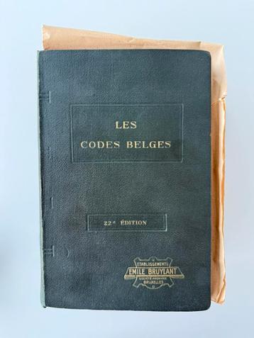 Belgisch wegboek - Les Codes Belges 1936 beschikbaar voor biedingen