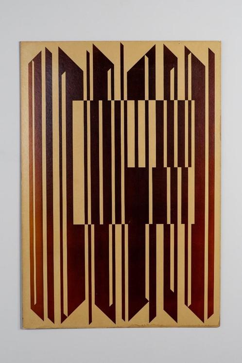 Reproduction de la sérigraphie "Harpe" par Victor Vasarely, Antiek en Kunst, Kunst | Litho's en Zeefdrukken, Ophalen of Verzenden