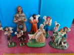 8 oude kerstfiguren. Herder met schaap, Ophalen of Verzenden, Zo goed als nieuw
