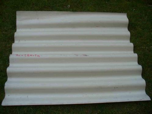 tôle ondulée acier 1000x1200 - plaques & tubes emboitables, Doe-het-zelf en Bouw, Metalen, Gebruikt, Overige metalen, Ophalen