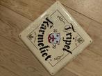 Tripel Karmeliet bierreclame, Verzamelen, Ophalen of Verzenden, Nieuw, Reclamebord, Plaat of Schild, Overige merken