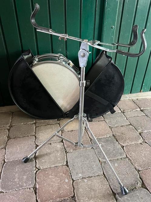 Snare drum 14 inch (Premier) + standaard + tas, Muziek en Instrumenten, Drumstellen en Slagwerk, Premier, Ophalen of Verzenden