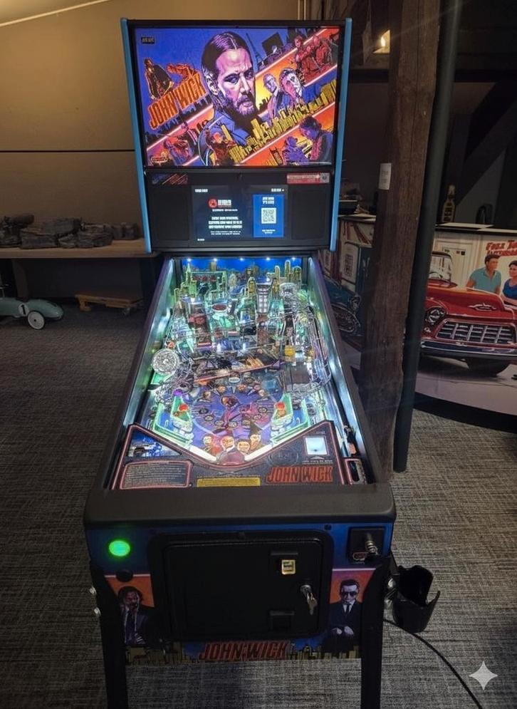 HUO John Wick Premium, Verzamelen, Automaten | Flipperkasten, Zo goed als nieuw, Overige soorten, Flipperkast, Stern, Ophalen