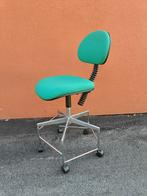 Vintage design Labofa bureaustoel jaren 60, Ophalen, Zo goed als nieuw, Groen, Bureaustoel