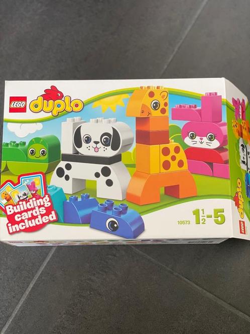 Duplo set 10573 creatieve dieren, Kinderen en Baby's, Speelgoed | Duplo en Lego, Zo goed als nieuw, Duplo, Complete set, Ophalen of Verzenden