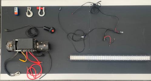 Winch met toebehoren en LED-bar, Auto-onderdelen, Overige Auto-onderdelen, Rover, Gebruikt, Ophalen