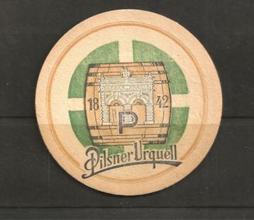 Bier-Kaart-Pilsner-Urquell-Brasseries-Expo-58-Rare beschikbaar voor biedingen