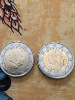 Twee stukken van 2 euro van Monaco, Postzegels en Munten, Ophalen of Verzenden