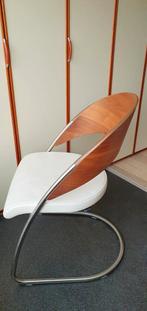 Design stoelen uit walnoot, Ophalen, Gebruikt, Hout