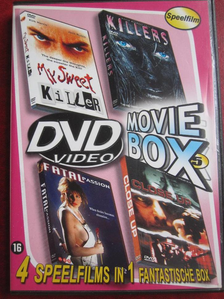 DVDVideo Moviebox 5 (4 films sur 2 disques), CD & DVD, DVD | Thrillers & Policiers, Comme neuf, Thriller d'action, Coffret, À partir de 16 ans