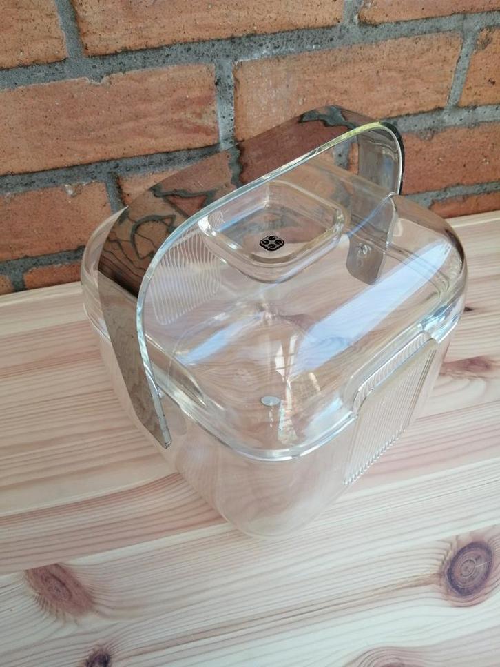 Seau à glace Guzzini Design Amanda Lucite Vintage, Antiek en Kunst, Antiek | Glaswerk en Kristal