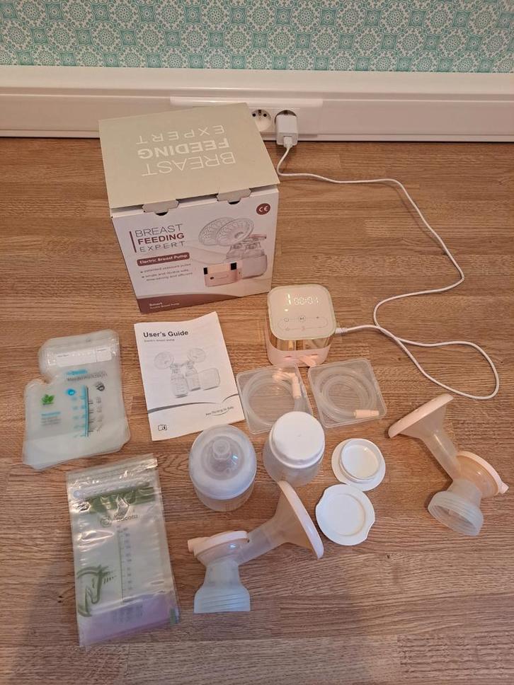 Dubbele elektrische borstkolf, Kinderen en Baby's, Babyvoeding en Toebehoren, Zo goed als nieuw, Borstkolf, Ophalen