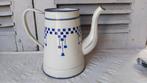 Mooie oude emaille koffie kan lustucru motief, Antiek en Kunst, Ophalen of Verzenden