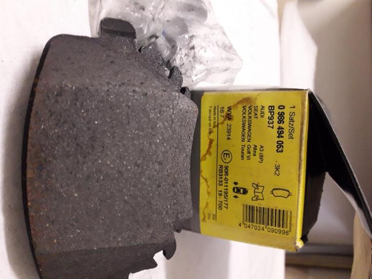plaquettes frein:Audi A3,Seat Altea,VW Golf VI et touran,, Autos : Pièces & Accessoires, Freins & Transmission, Audi, Seat, Volkswagen