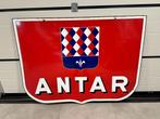 Zeer groot emaille reclamebord van het franse oliemerk Antar, Ophalen, Zo goed als nieuw, Reclamebord
