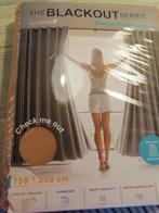 KANT EN KLAAR GORDIJN  150CM BR X 250CM H TAUPE, Ophalen, 200 cm of meer, Nieuw, KLEUR TAUPE